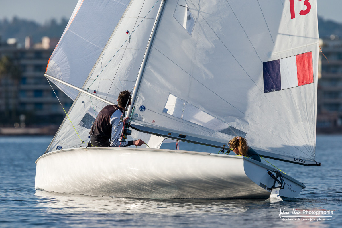 FRA13 - Amelie Flandorffer et Pierre Williot en 470