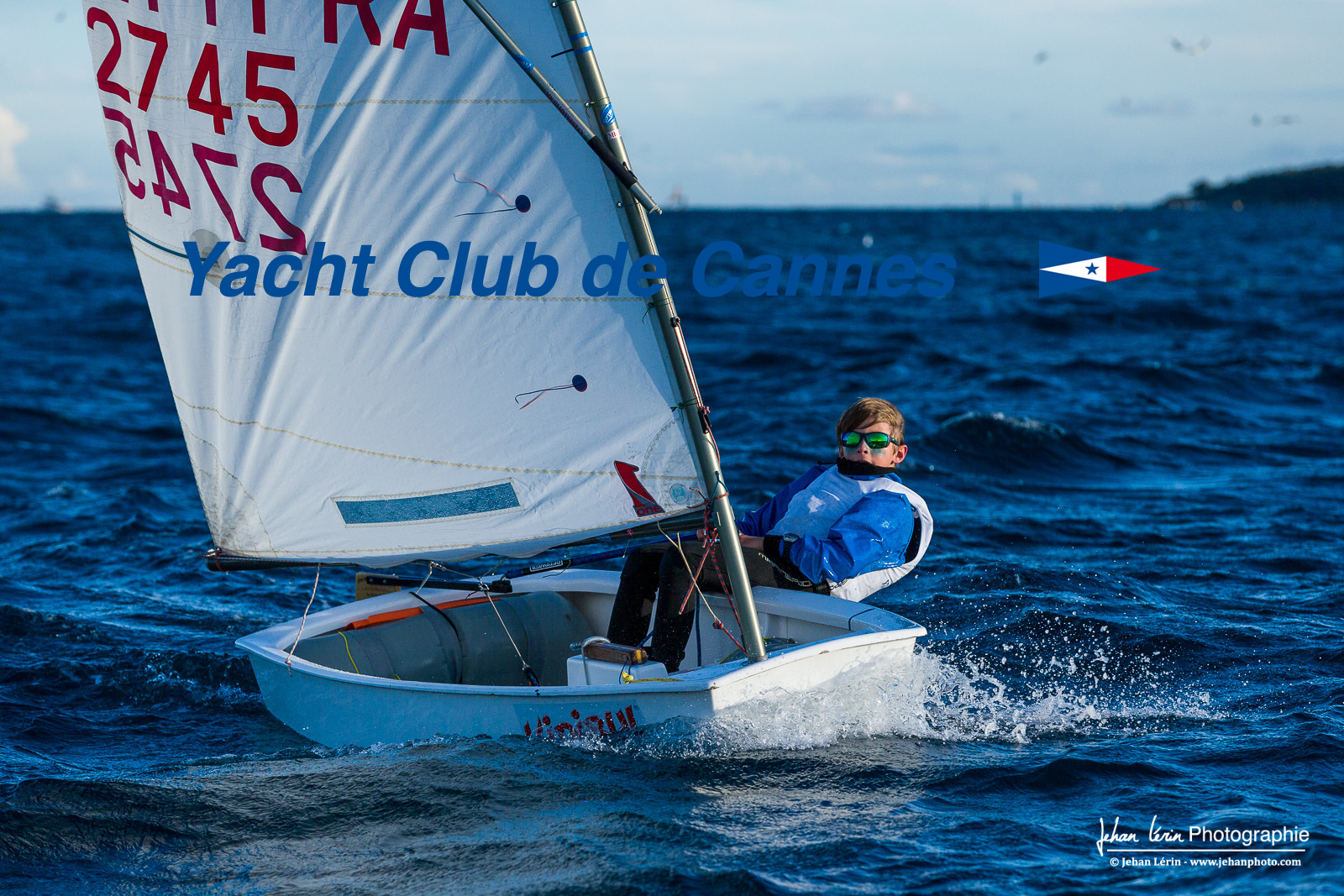Entrainement dans la brise en Optimist Compétition
