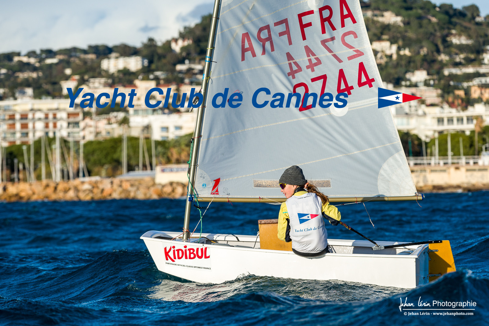 Entrainement dans la brise en Optimist Compétition