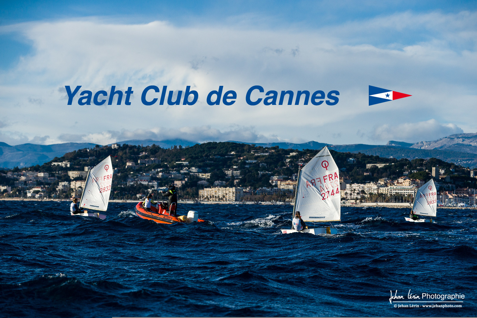 Entrainement dans la brise en Optimist Compétition