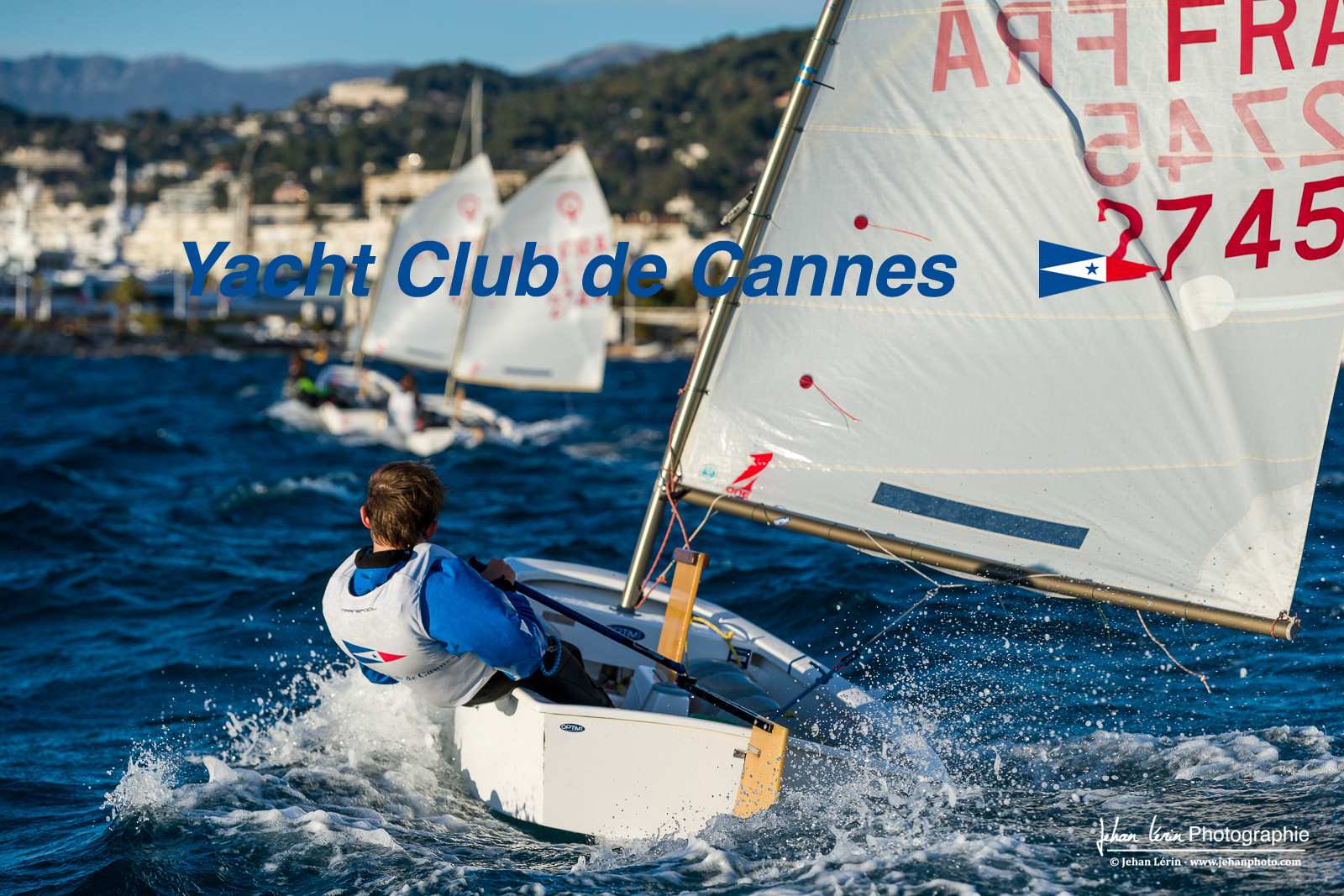Entrainement dans la brise en Optimist Compétition