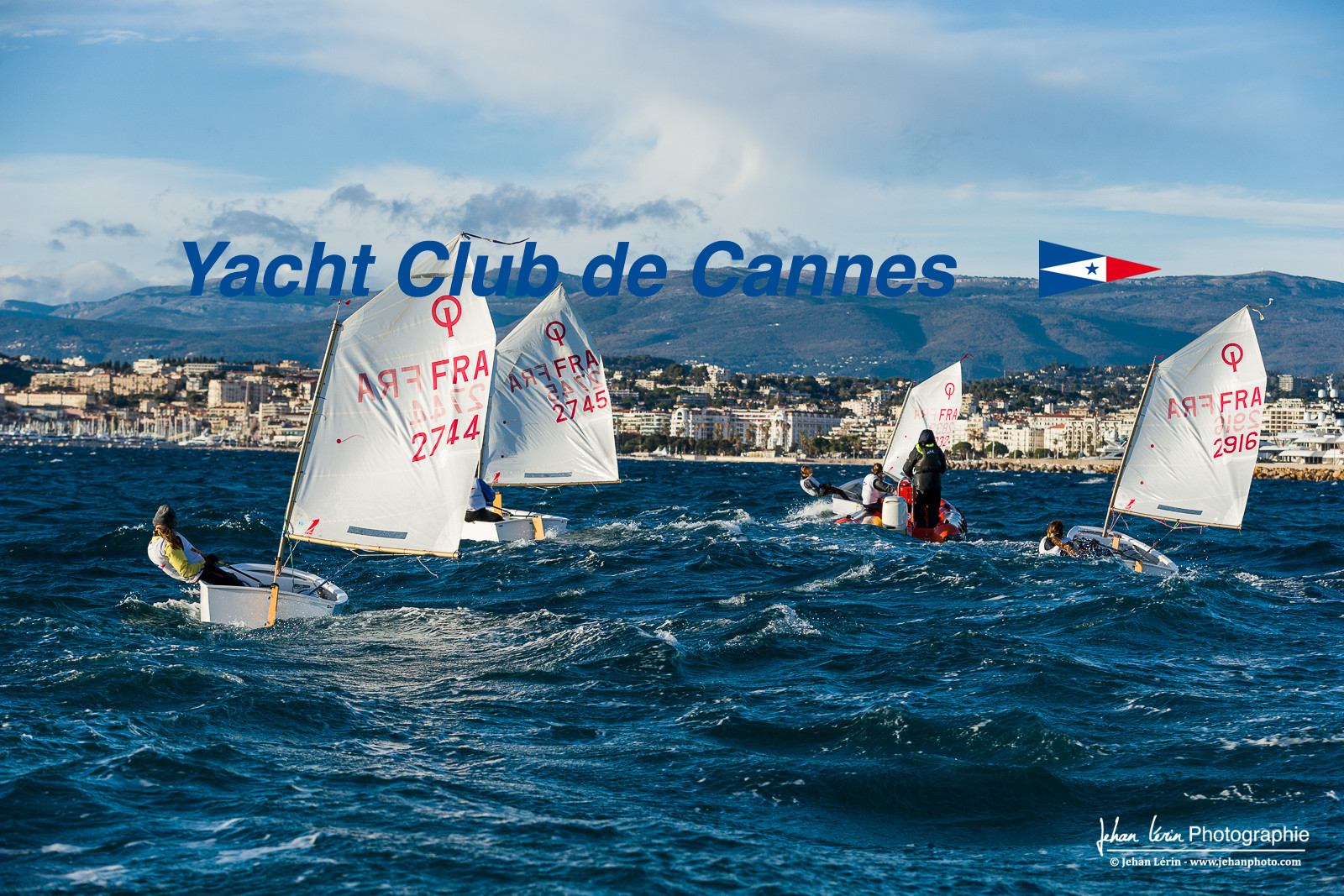 Entrainement dans la brise en Optimist Compétition