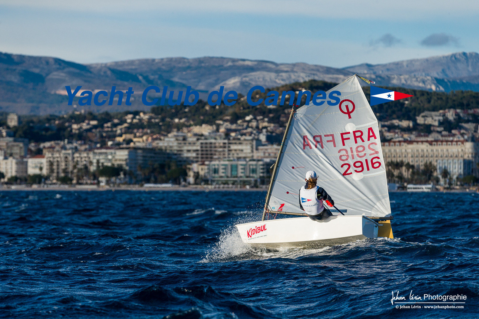 Entrainement dans la brise en Optimist Compétition