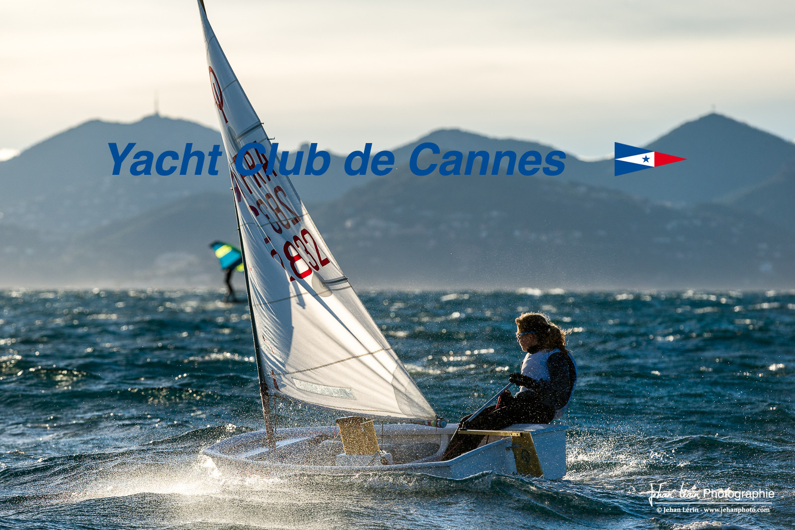 Entrainement dans la brise en Optimist Compétition