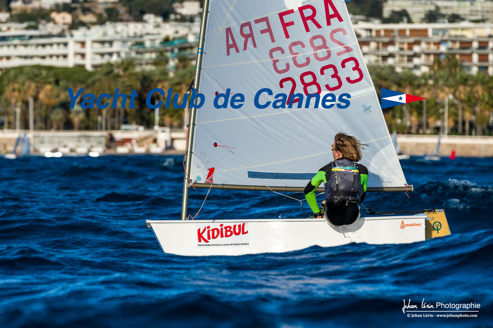 Entrainement dans la brise en Optimist Compétition
