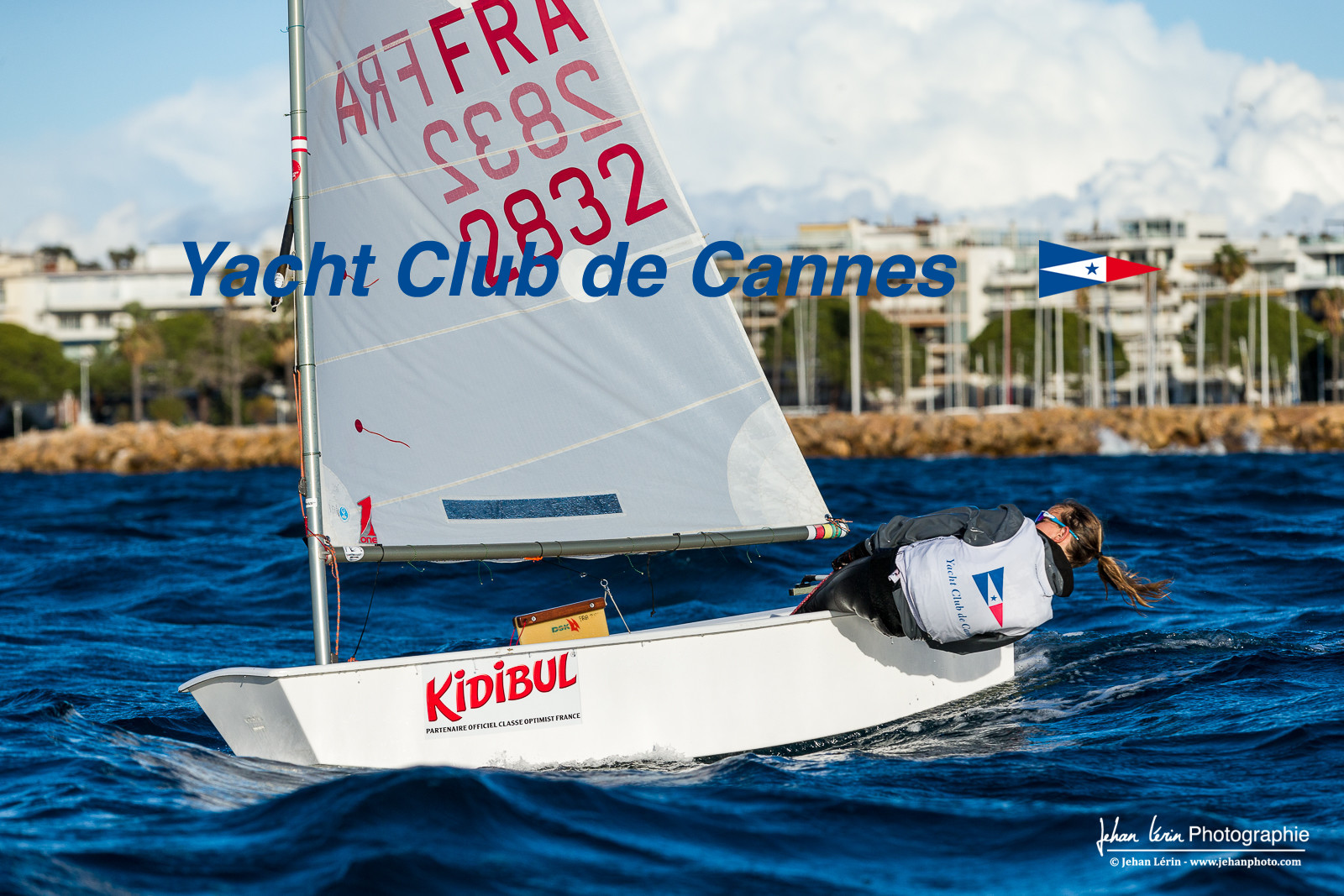 Entrainement dans la brise en Optimist Compétition