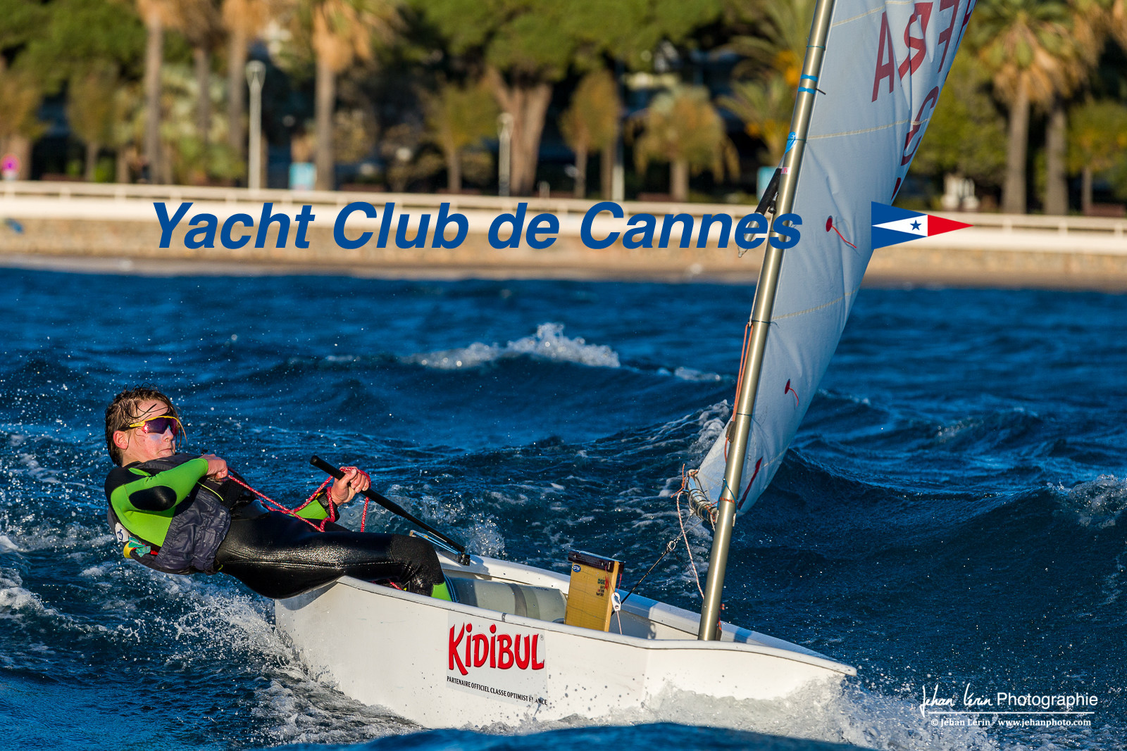 Entrainement dans la brise en Optimist Compétition